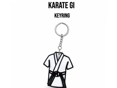 Karate GI Keyring