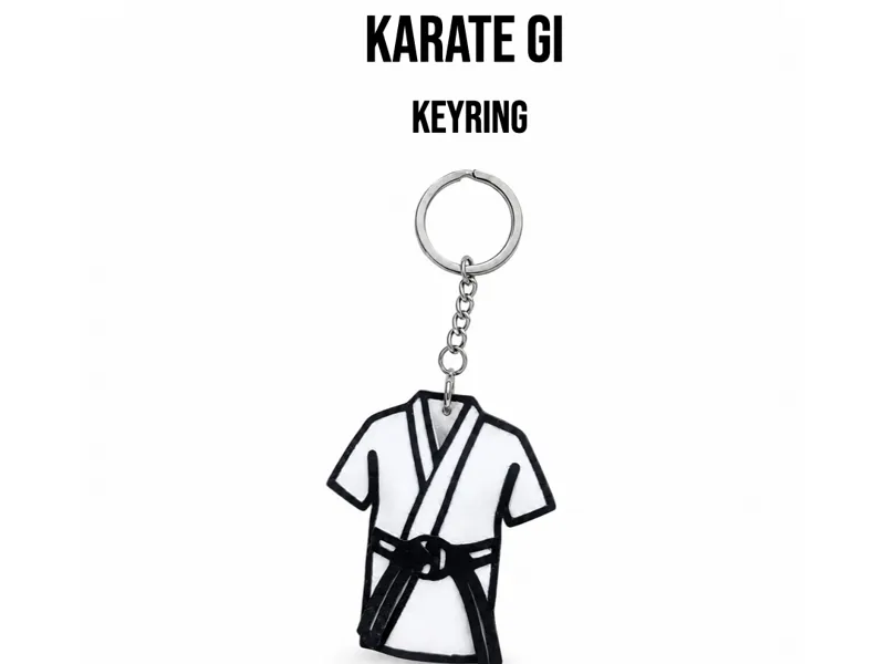 Karate GI Keyring