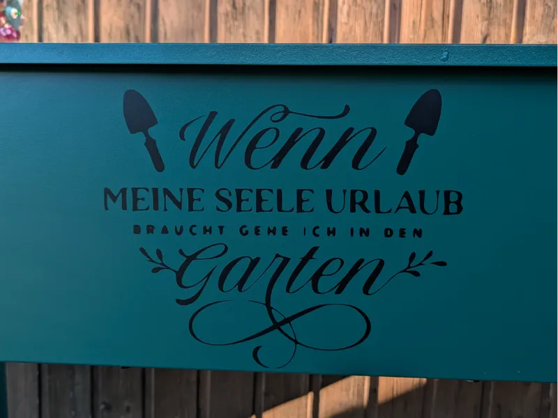 Sticker Garten Urlaub