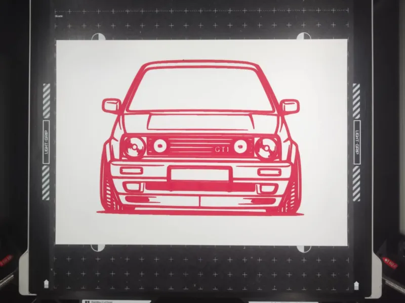 Golf Mk2 drawing