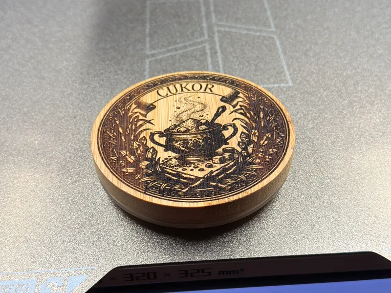 Sugar Round Design for Laser