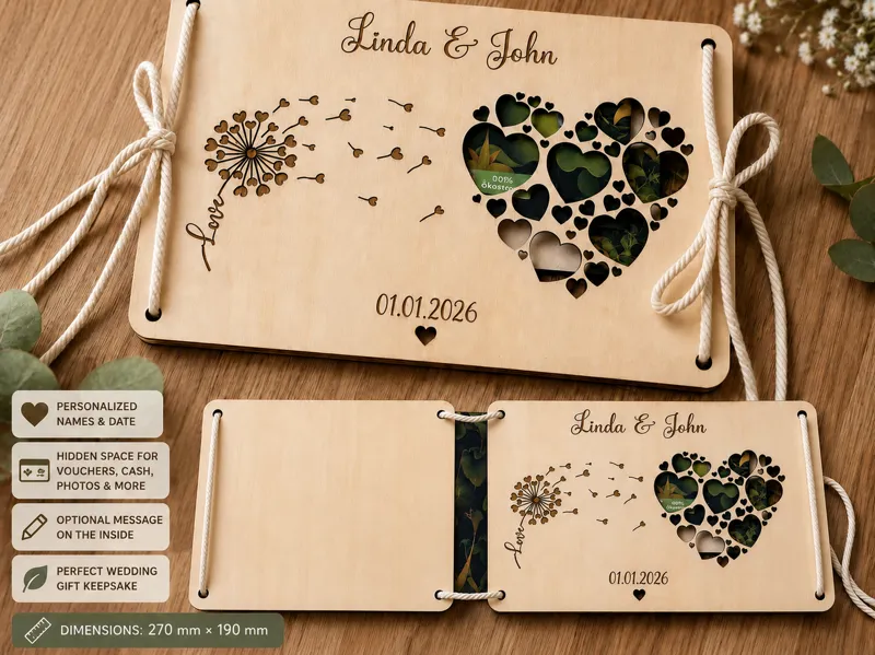 Personalized Wedding Gift - Voucher Holder