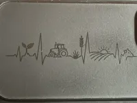 Lasergravur, Landwirtschaftlicher Herzschlag