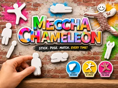 Meccha Chameleon Stickers