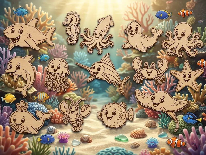 Creature Marine - Animali Oceanici Kawaii