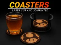 Laser Profile for Mushroom Coasters