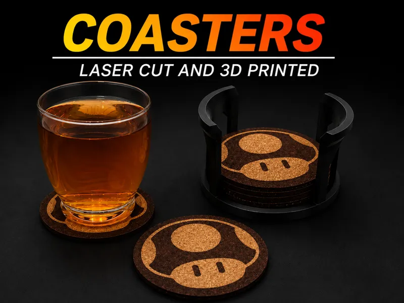 Mushroom Coasters 