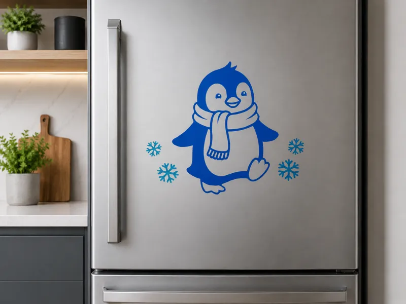 Frosty Friend Penguin Decal