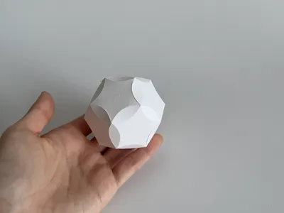 Curved Folding Regular Dodecahedron