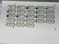 PETG HT and PETG Translucent Bambu Vinyle Sticker Label