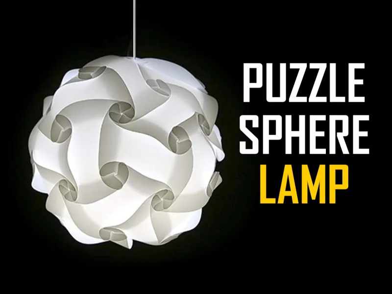 Paper Puzzle Pendant Lamp