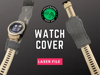 Laser Cut Watch Cover for Garmin Instinct Tactical
