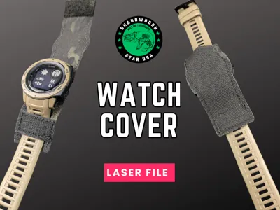 Laser Cut Watch Cover for Garmin Instinct Tactical