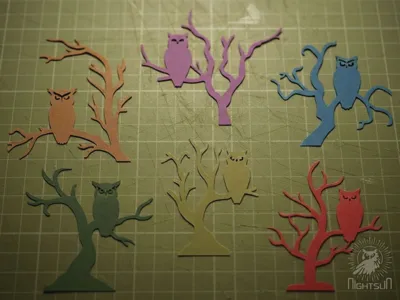 6 Owl Paper Cutting Collection