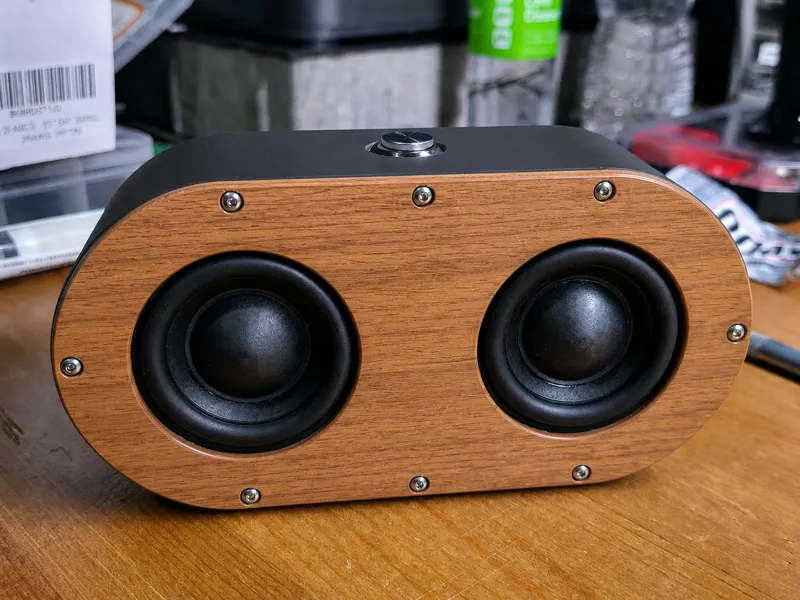 2″ Bluetooth Stereo Speaker front and back plate