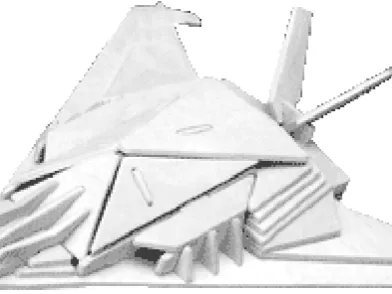 AVIAO DE CAÇA F117 EM MDF 