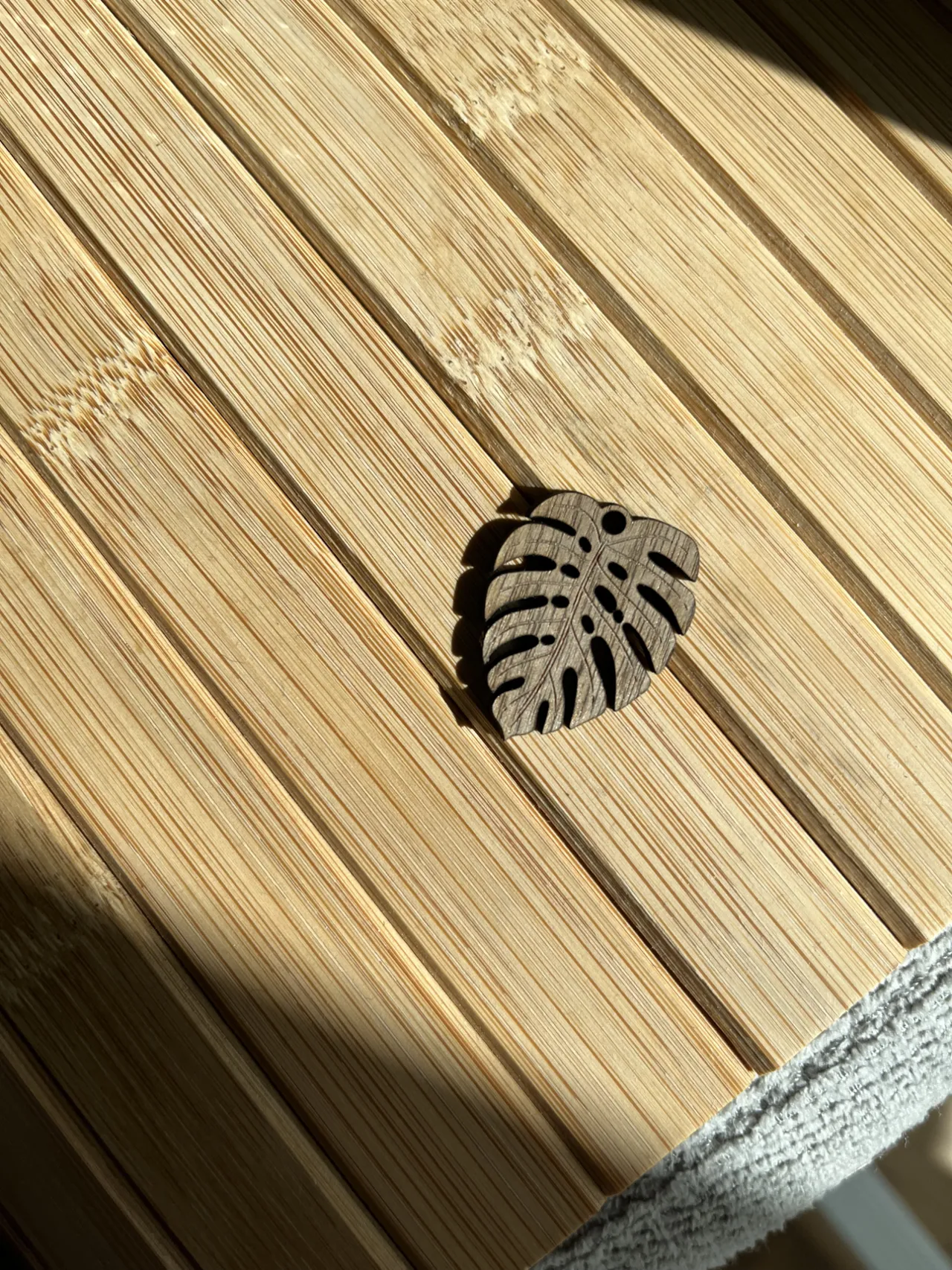 Monstera Pendant/Earring Charm view 3