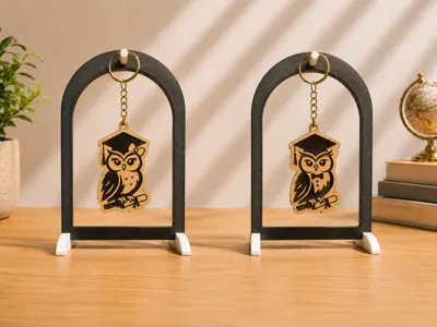 Graduation Owl Keychains