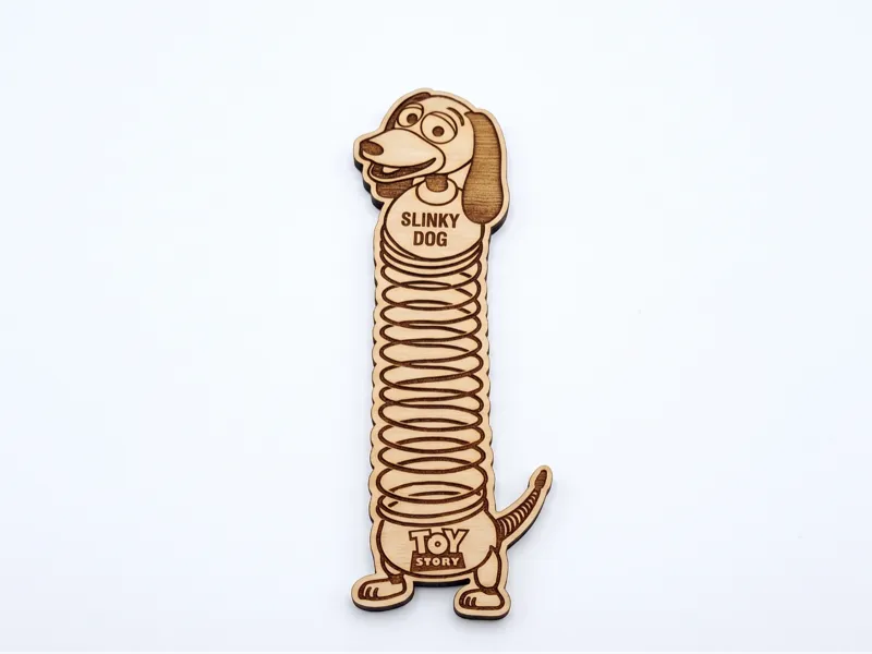 Slinky Dog Toy Story Wooden Bookmark
