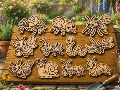 Cute Garden Insect Magnets