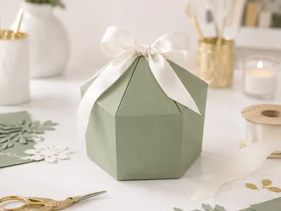 Hexagonal Pyramid Box