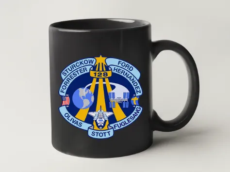 NASA Mission STS-128 patch Pathd Stickers