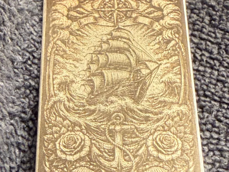 Maritime Themed Engraving