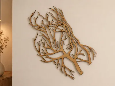 Kiss Tree of Life laser cut
