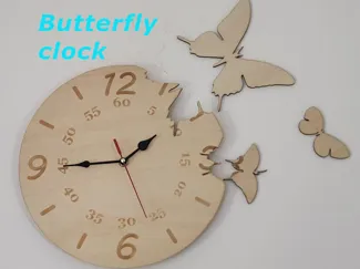 Butterfly Clock