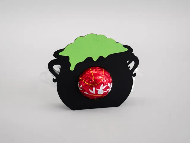 Halloween Candy Holder - Cauldron