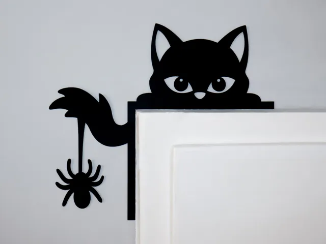 Halloween Door Corner