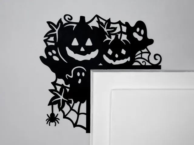Halloween Door Corner