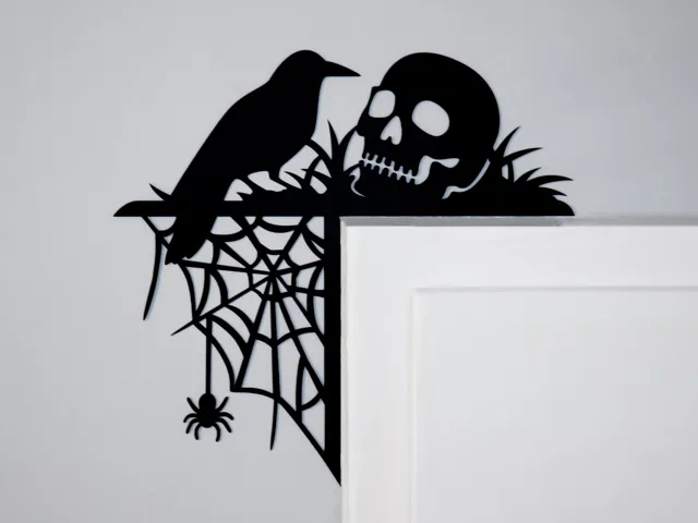 Halloween Door Corner