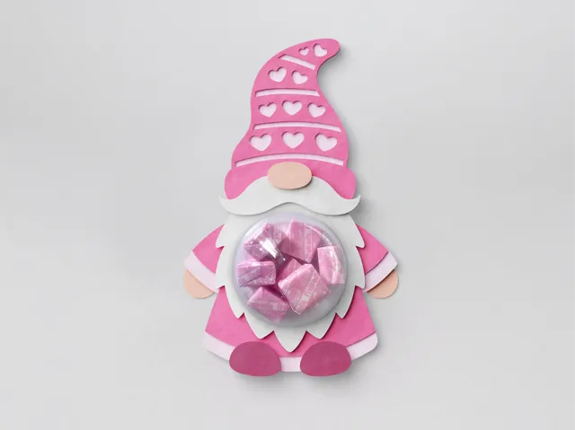 Valentine Gnome Candy Holder