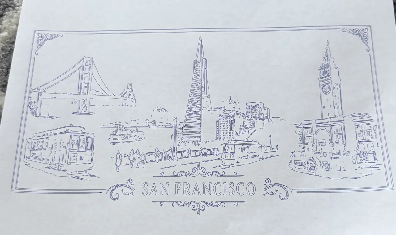 San Francisco Drawing view 2