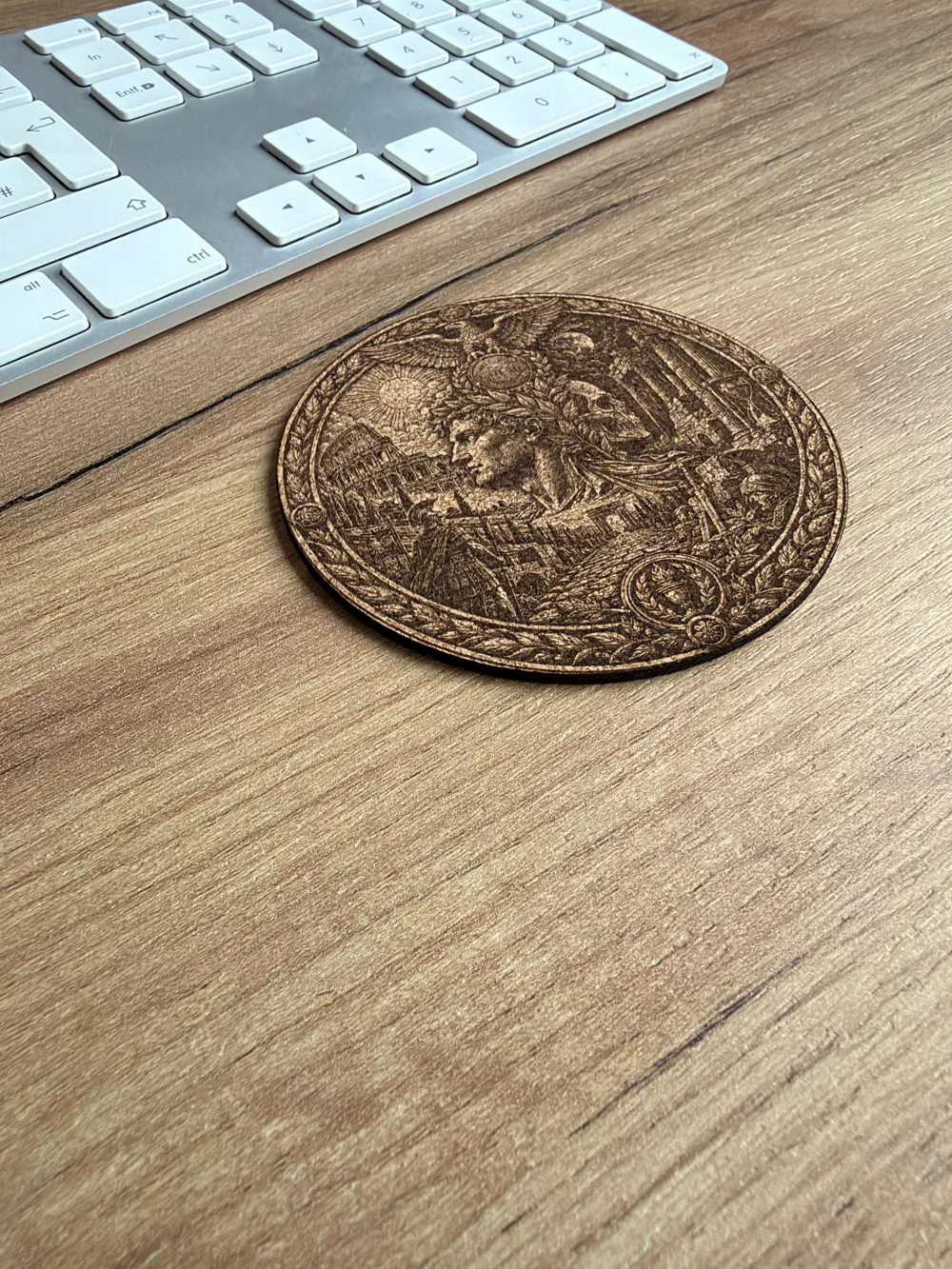 Roman Empire Coaster – SPQR - Free 3D Print Model - MakerWorld