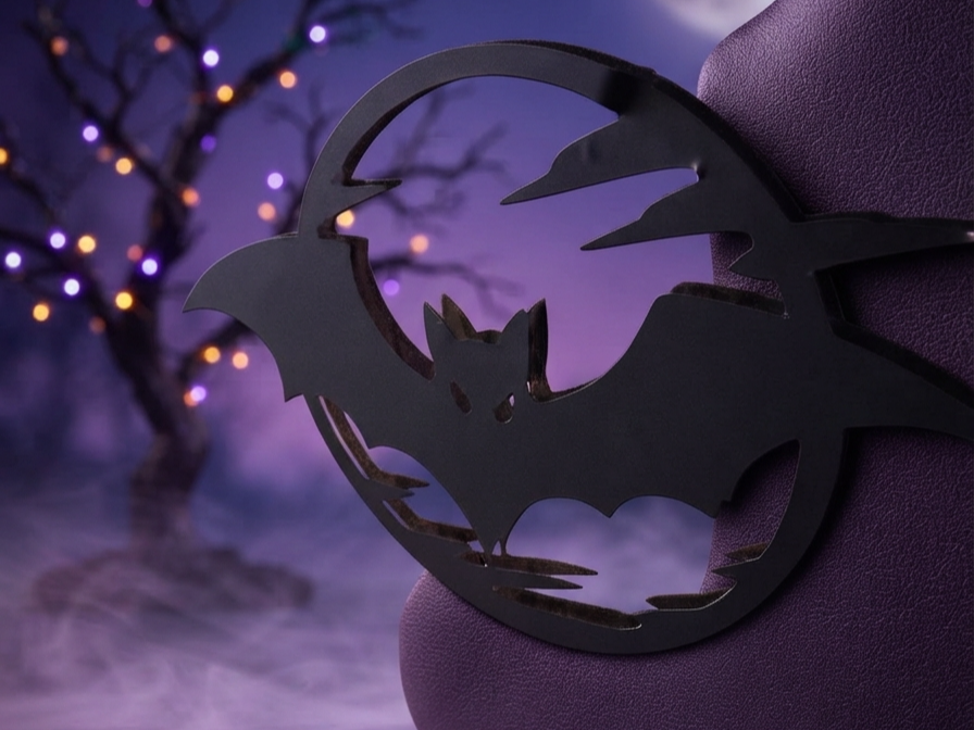 Bat Halloween sticker V2 3D model