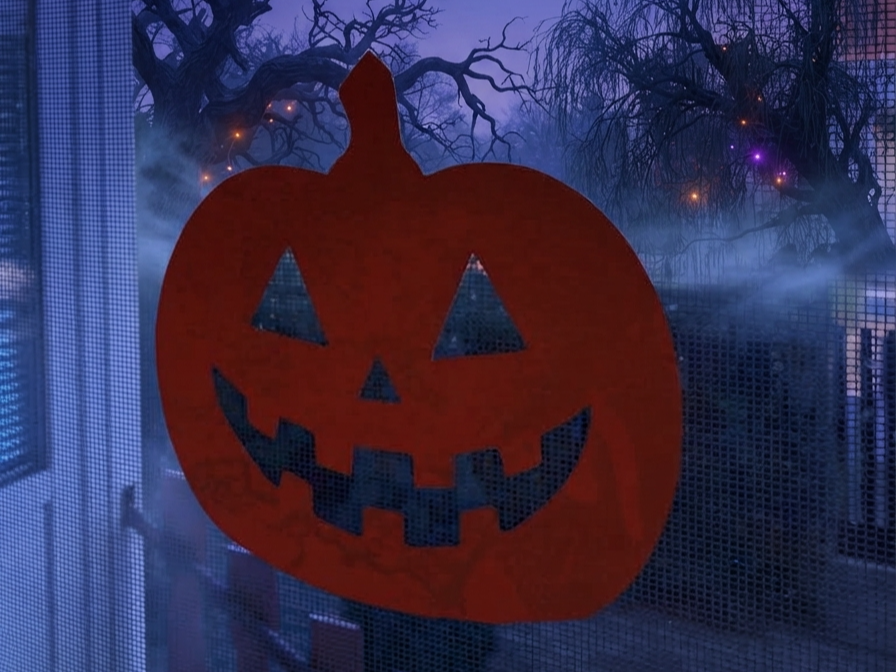 Pumpkin Halloween sticker V3 3D model