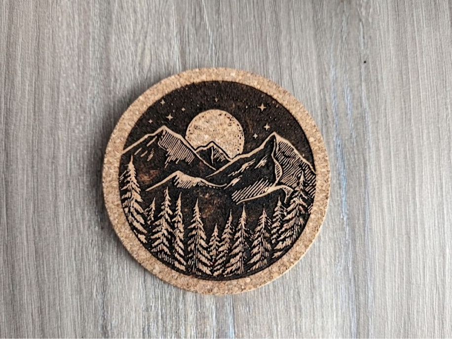 Mountain forest coasterdec 3D model