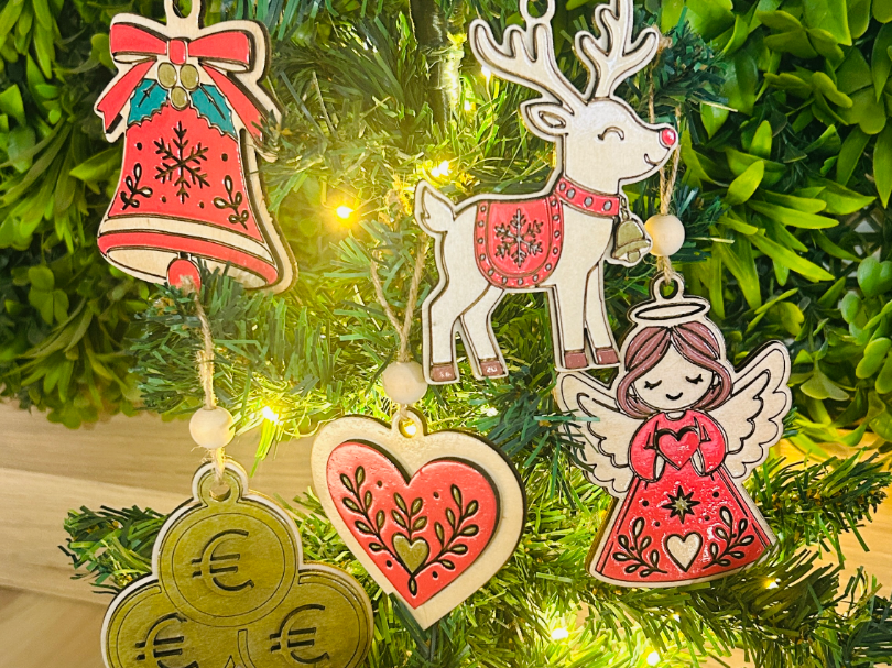 Christmas Ornament Collection – 6 Festive Designs 3D model