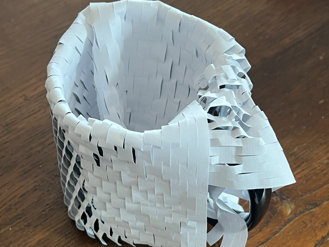 Expandable Paper Packaging Wrap – Cut Pattern 3D model