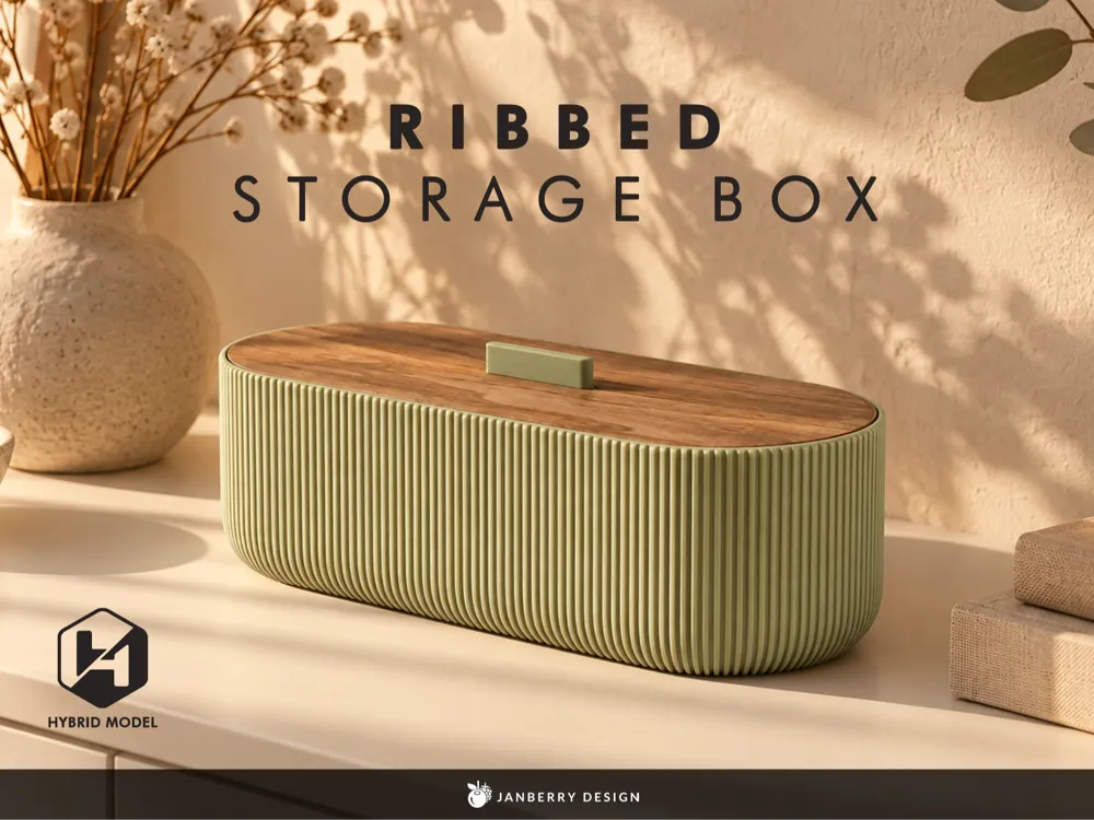 Ribbed Storage Box – Laser Files - Free 3D Print Model - MakerWorld