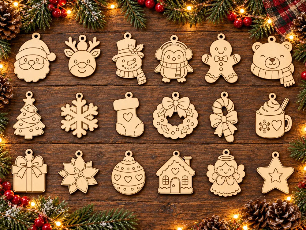Christmas Tree Ornament 1 - Free 3D Print Model - MakerWorld