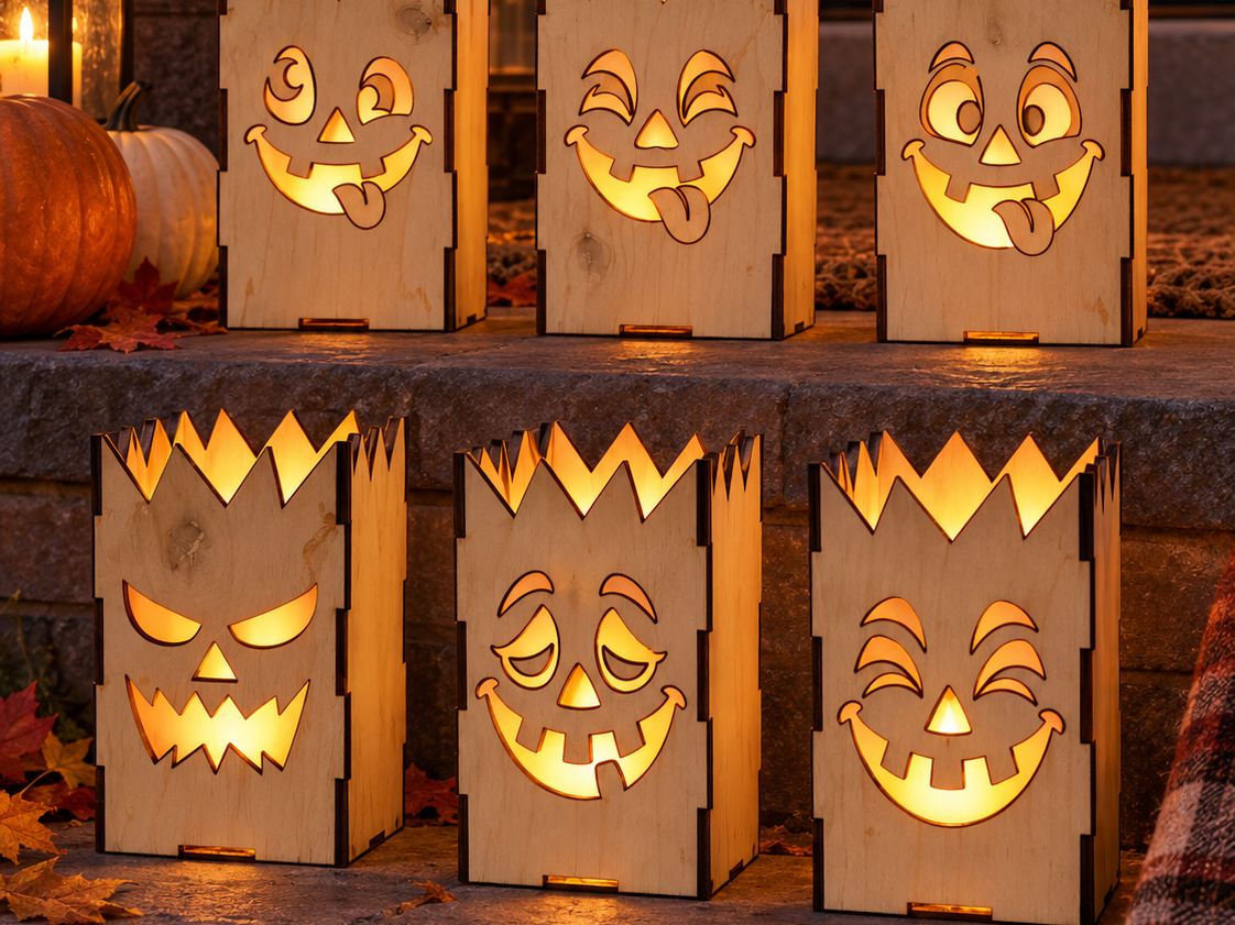 Wicked Glow Halloween Lanterns 3D model