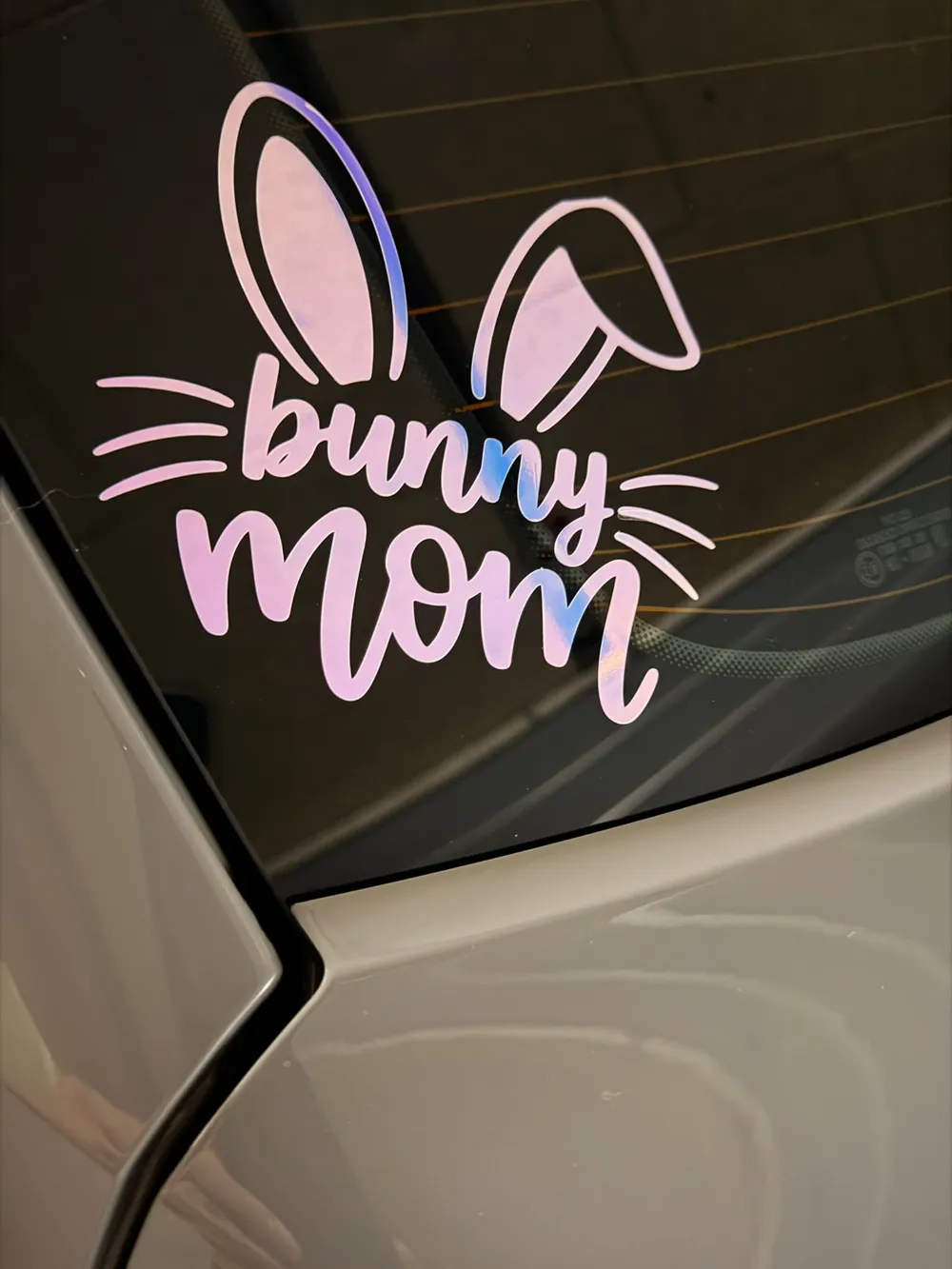 Right Sticker Design Bunny Mom – Cute Car Sticker | Plotter Design - Free 3D Print Model ...