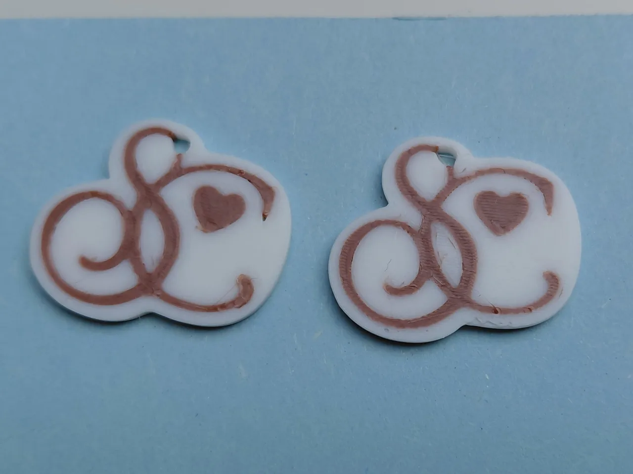 Sabrina Carpenter logo earrings / keychain view 4