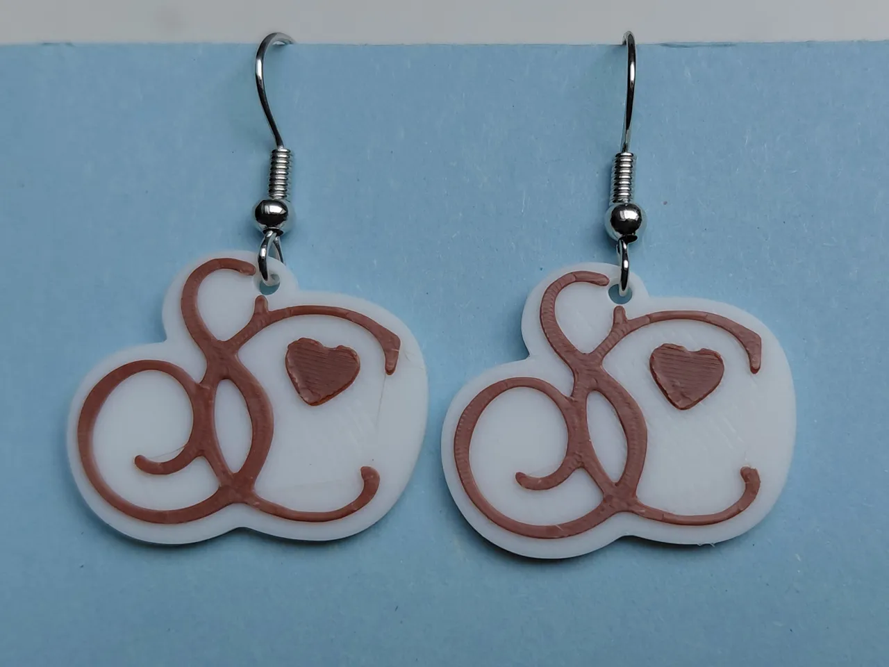 Sabrina Carpenter logo earrings / keychain view 3
