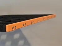 8 units long, 5 mm thickness