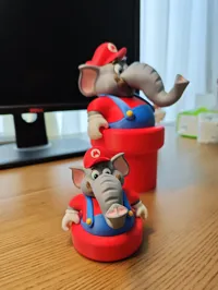 多色一体版,高约9cm