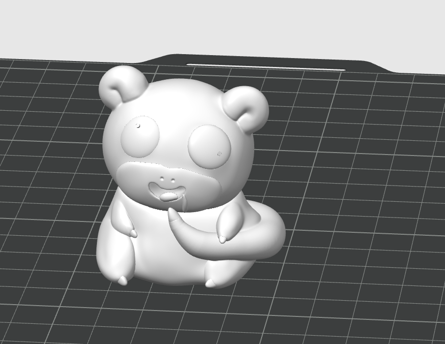 Miniatura 2 do modelo 3D Pokemon智慧的宝可梦 呆呆兽 多色分件（No AMS）